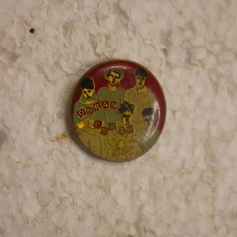 Vintage Duran Duran Enamel Lapel Pin